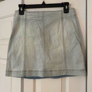 Wild Fable Light Blue Denim Mini Skirt